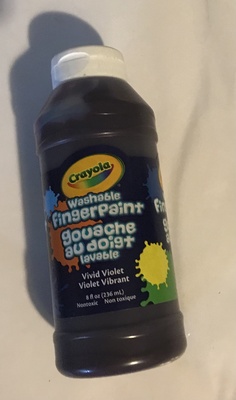 CRAYOLA WASHABLE FINGER PAINT VIOLET