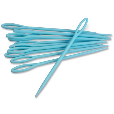 Large Eye Plastic Needles  3 3/4 in