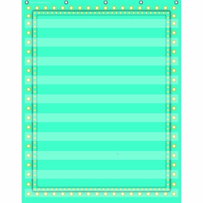 LIGHT BLUE MARQUEE POCKET CHART