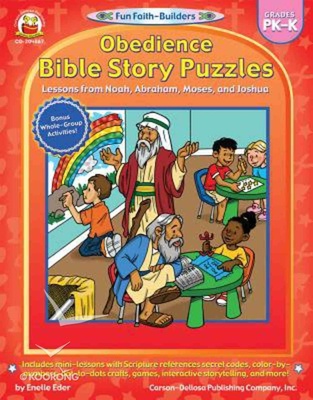 FUN FAITH-BUILDERS OBEDIENCE BIBLE STORY PUZZLES
