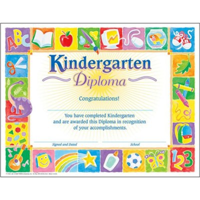 KINDERGARTEN DIPLOMA