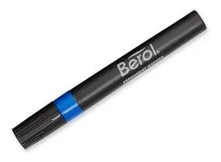 Berol Perm Markers-Chisel Blue