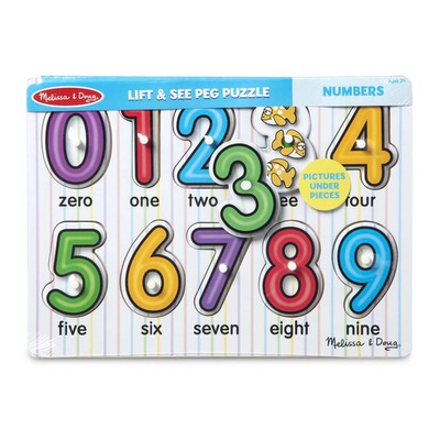 LIFT AND SEE PEG PUZZLE NUMBERS