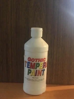 GOTHIC TEMPERA PAINT WHITE 16OZ