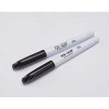pen and gear dry erase chisel tip markers black each