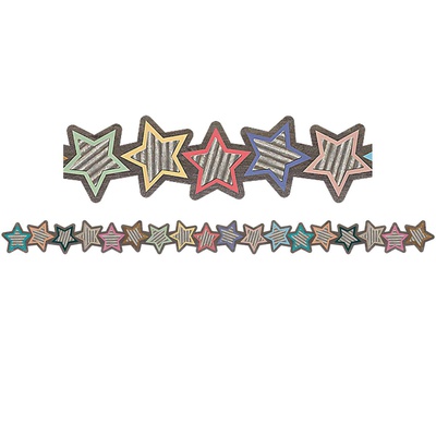 Home Sweet Classroom Stars Die-Cut Border Trim