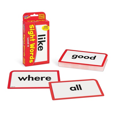 SIGHT WORDS LEVEL A POCKET FLASH CARDS