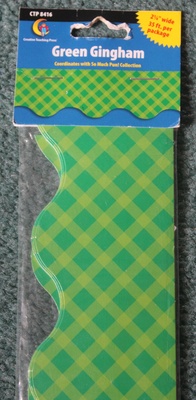 GREEN GINGHAM TRIMMER