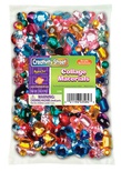 CREATIVITY STREET® CRAFT BUTTONS ASSORTMENT ASSORTED SIZES ASSORTED COLORS 1 LB.