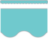 Light Turquoise Scalloped Border Trim