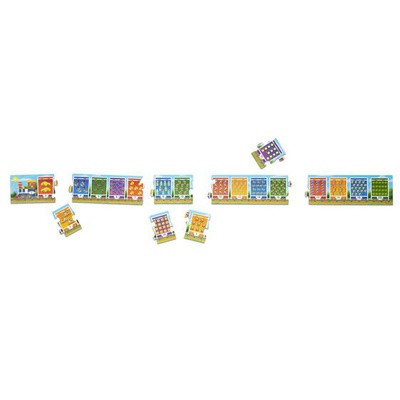 NUMBER TRAIN FLOOR PUZZLE 20 PIECES