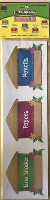 SURF'S UP JOBS MINI BULLETIN BOARD SET