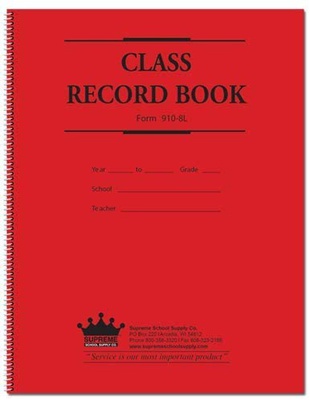 Class Record Book, 8 subjects