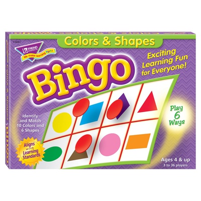 Colors & Shapes Bingo Game078628060614