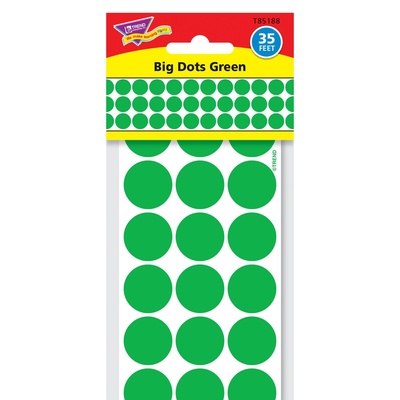 BIG DOTS GREEN BOLDER BORDERS