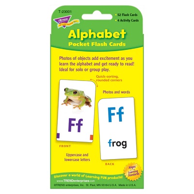 ALPHABET POCKET FLASH CARDS