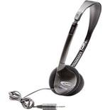 Califone 8200-HP Headphone - Stereo - Mini-Phone (3.5mm) - Wired - 32 Ohm - 20 Hz 20 KHz - Nickel Plated Connector - On-Ear - Binaural - Ear-Cup - 3 Ft Cable