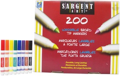 Sargent Art - 200-unit washable widetip marker pen