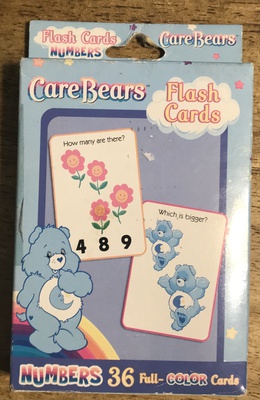 CARE BEARS  NUMBER FLASH CARDS