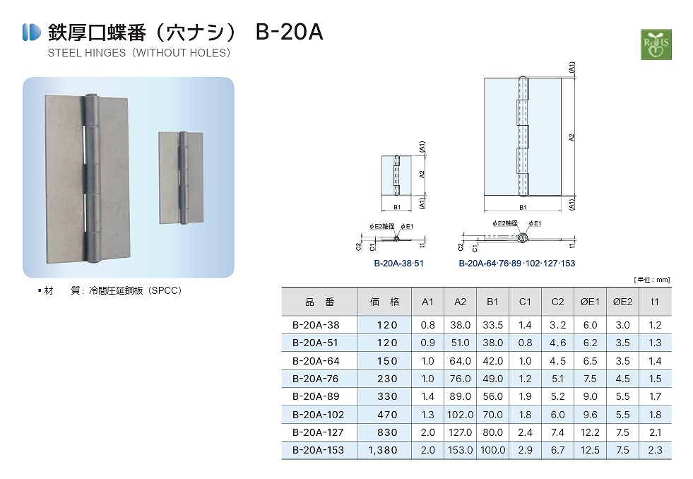 B/C/H/L/N/PH/PP/S/TOA/TOB/TOD形