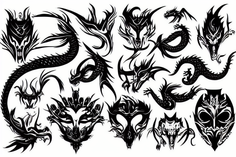Dragon tattoo idea