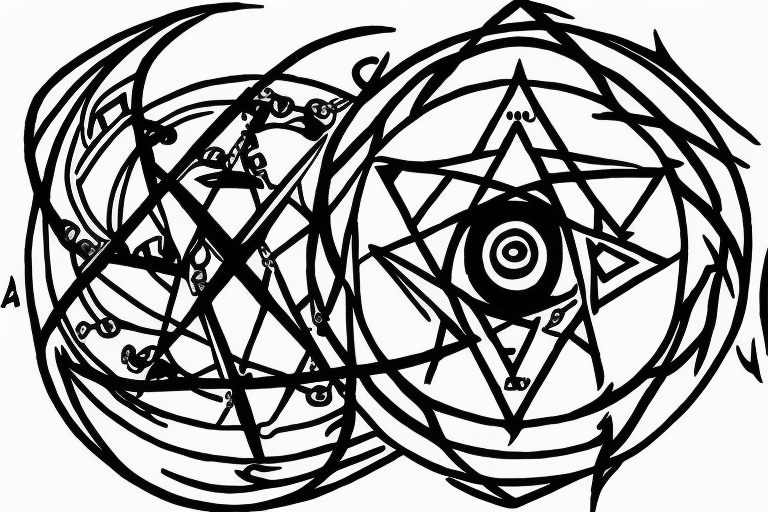 fullmetal alchemist transmutation circle style letter tattoo idea