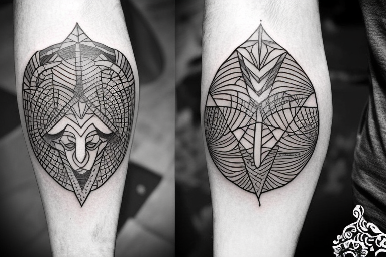 Fine Line greek geometric tattoo  9 Tattoo Designs for a business in Norway