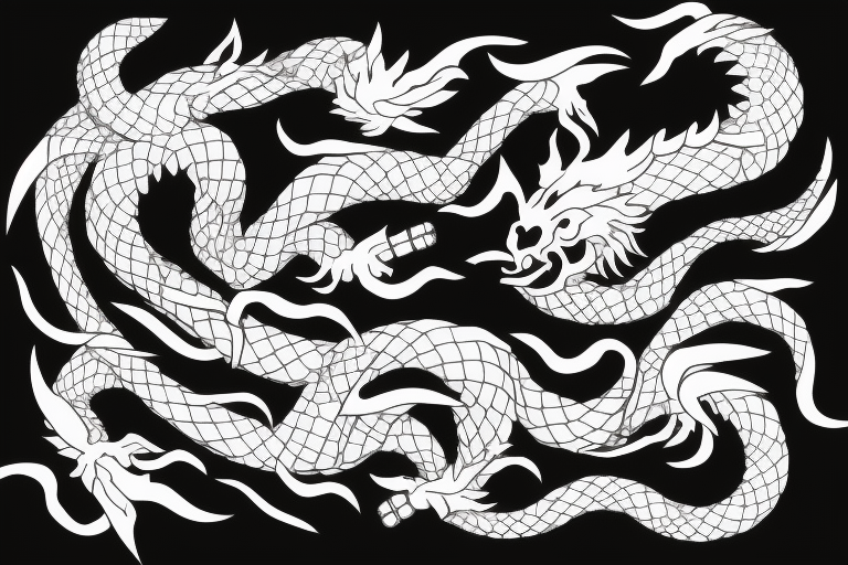 Japanese dragon tattoo idea