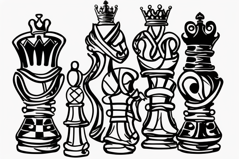 Chess Pieces  Free Images at Clkercom  vector clip art online royalty  free  public domain