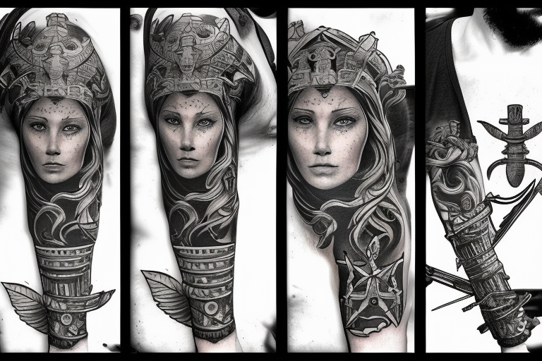 101 Best Female Warrior Tattoo Ideas That Will Blow Your Mind  Outsons