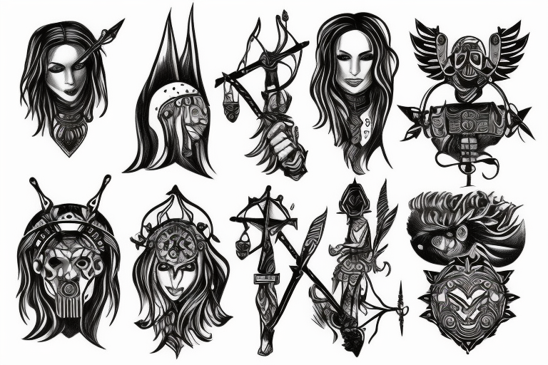 Warrior Tattoo Ideas  TattoosAI