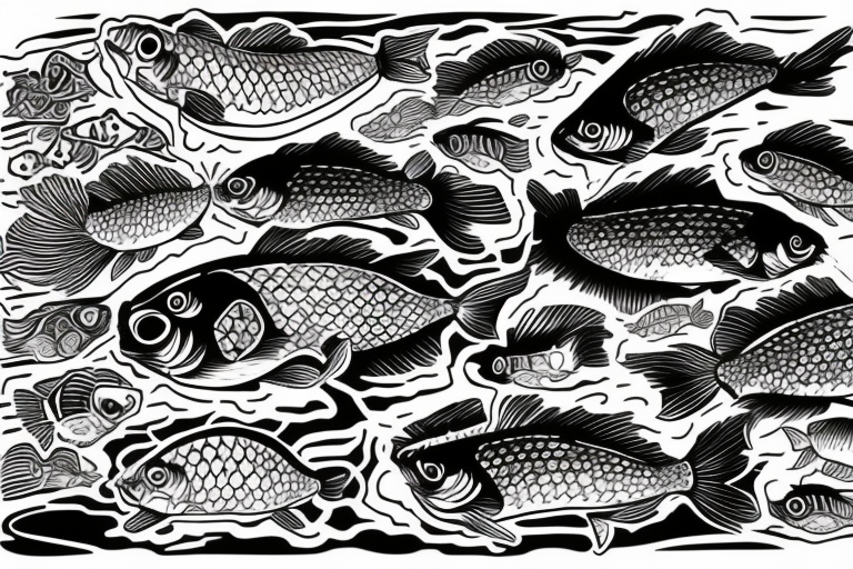 Japanese fish tattoo idea