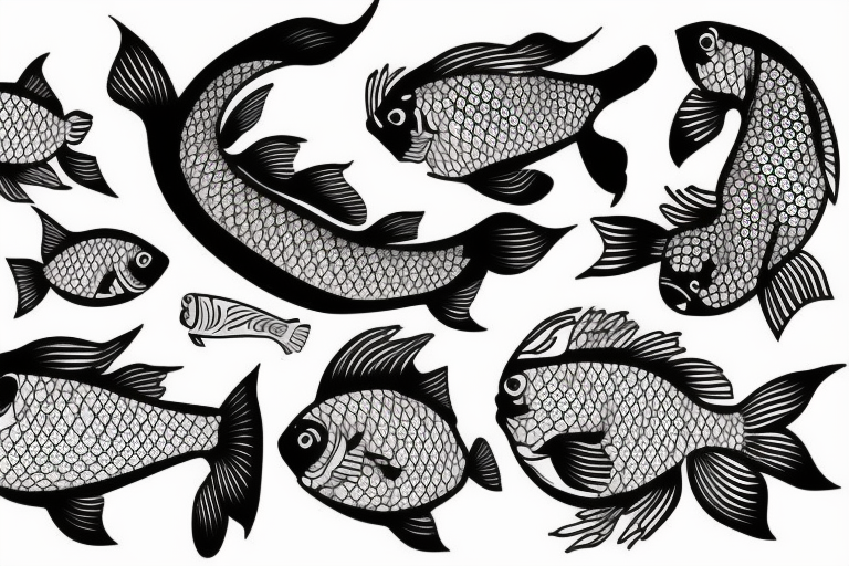Japanese fish tattoo idea