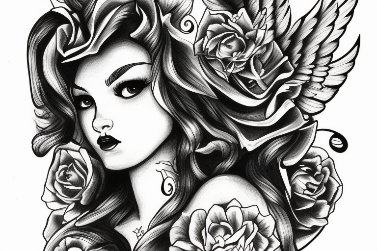 Update 87+ female tattoo drawings best thtantai2