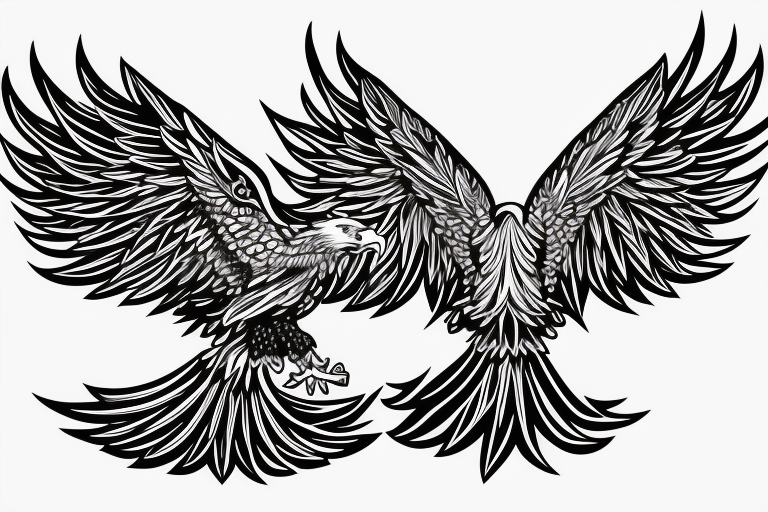 german black eagle tattoo