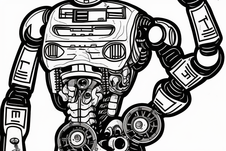 A terminator robot . tattoo idea