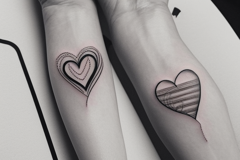 Small heart tattoo idea
