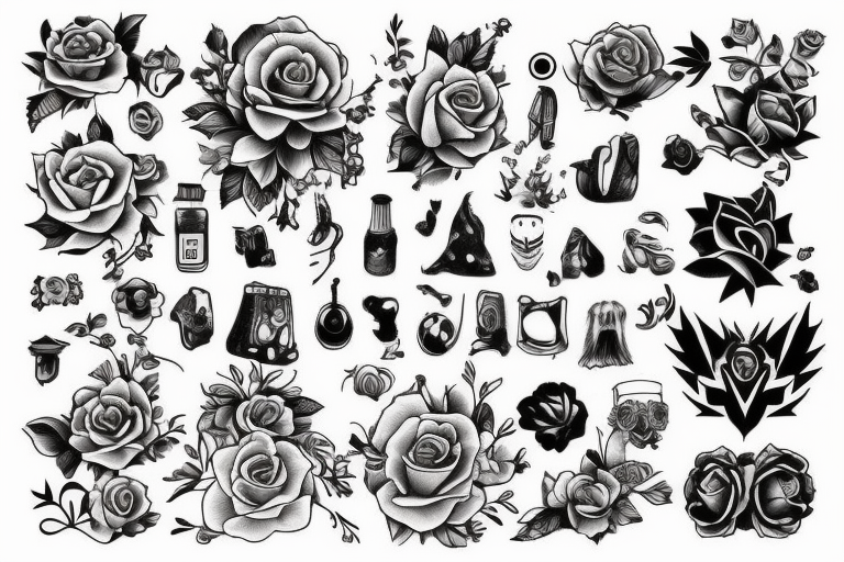 A design of representation of everything tattoo idea