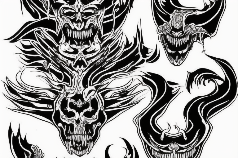 3. Devilish Demon Tattoo Ideas - wide 7