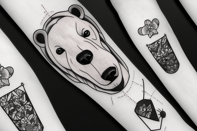 Art Immortal Tattoo  Tattoos  Realistic  Polar Bear in Despair