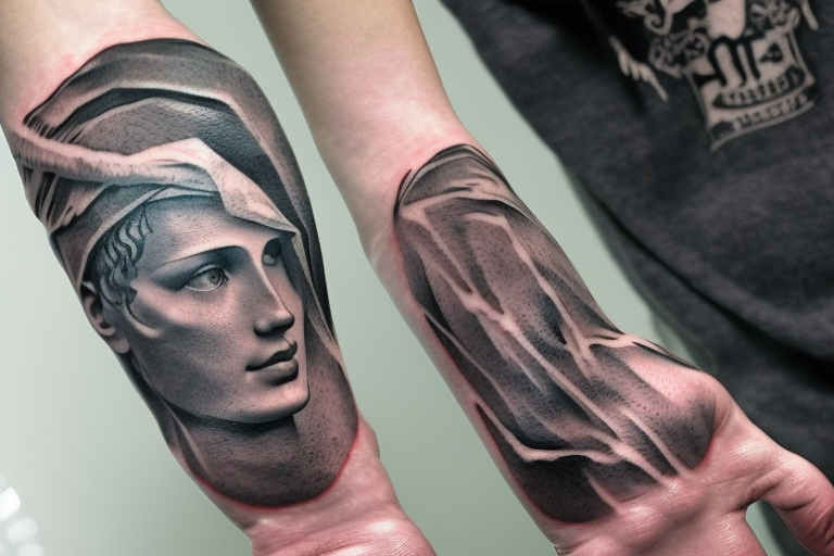 Greek God hand by Oscar  Alternative Art Tattoo  Piercing  Facebook