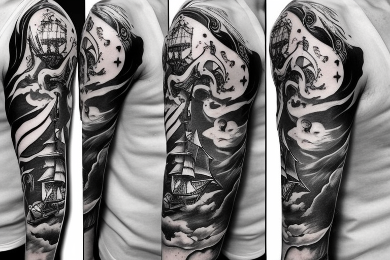 Details more than 66 pirate tattoo sleeve super hot  thtantai2