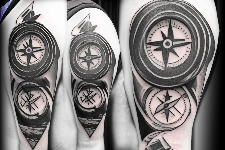 Moral Compass Tattoo