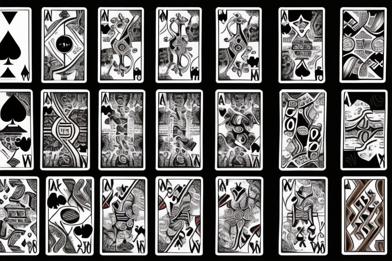 Poker cards flash tattoo idea