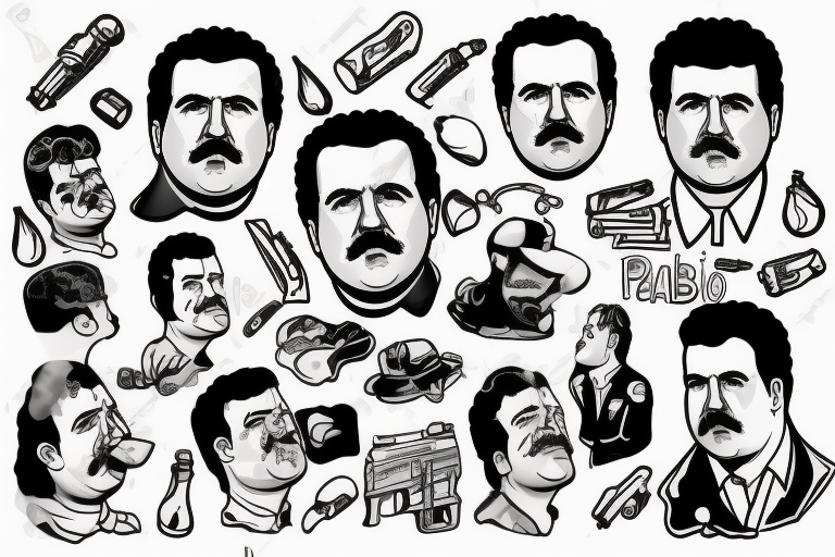 PABLO ESCOBAR TATTOO TODAY I MAKE PABLO HOW TO MAKE A TATTOO  YouTube