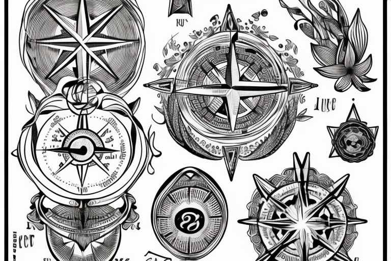 40 Compass Tattoos Meanings Designs and Ideas Find Your Directions   neartattoos