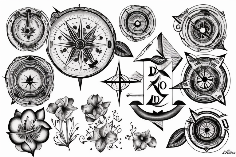 80 Compass Tattoos Meaning Design Ideas For Men  Women  DMARGE