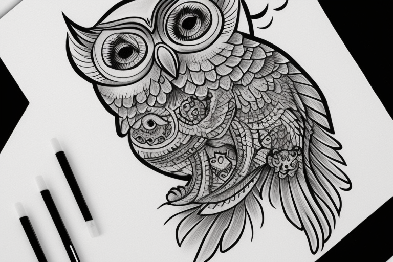 34 Of The Best Owl Tattoos For Men in 2023  FashionBeans