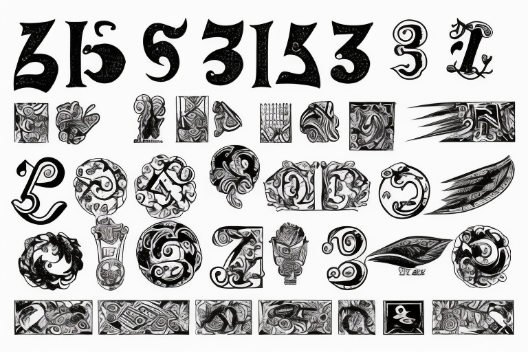 Art of Lettering stock vector Illustration of element  46979773