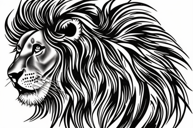 Lion Head Tattoo Designs  TheWildLifeJewelry